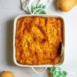 butternut squash lasagna in a casserole dish
