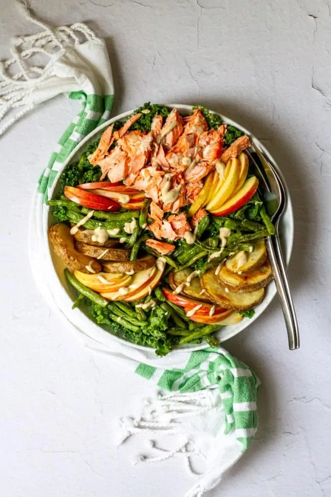 Assemble the Salmon Kale Salad
