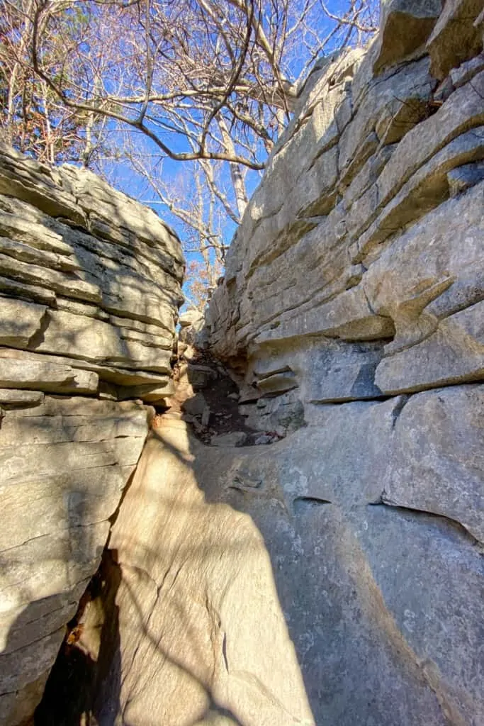 Upper Portion of the Rock Scramble