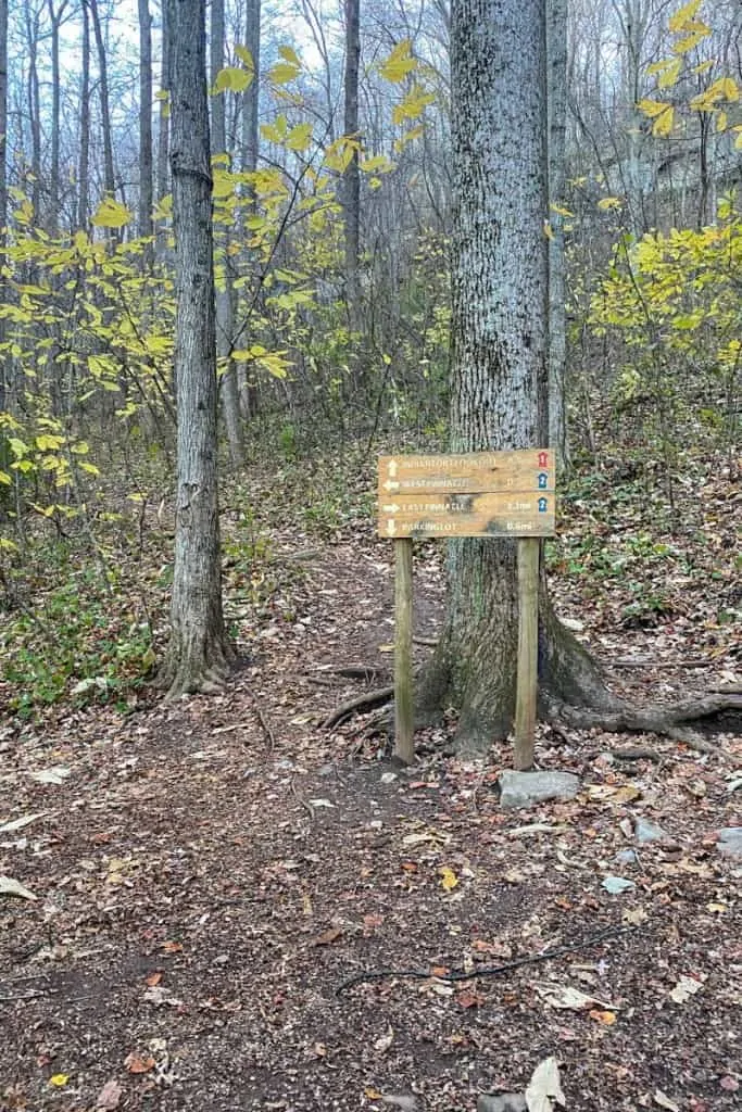 Follow Trail Signs to Indian Fort Lookout