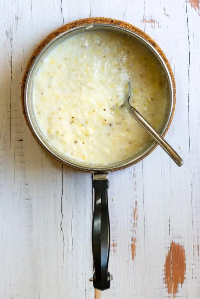 Stir Cheese Into Grits
