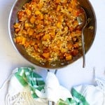 Toss Butternut Squash with Risotto