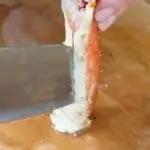 Split Shell with a Chef's Knife (Easiest with Larger Legs)