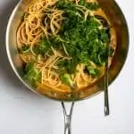 Add Spaghetti + Kale to Sauce