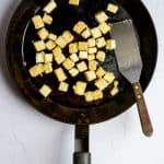 Cook Tofu Until Toasted