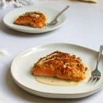 coconut salmon on a plates