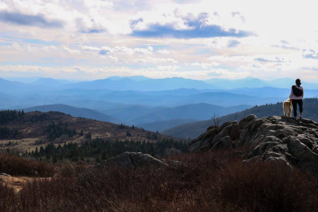 View of the Blue Ridge Mountains