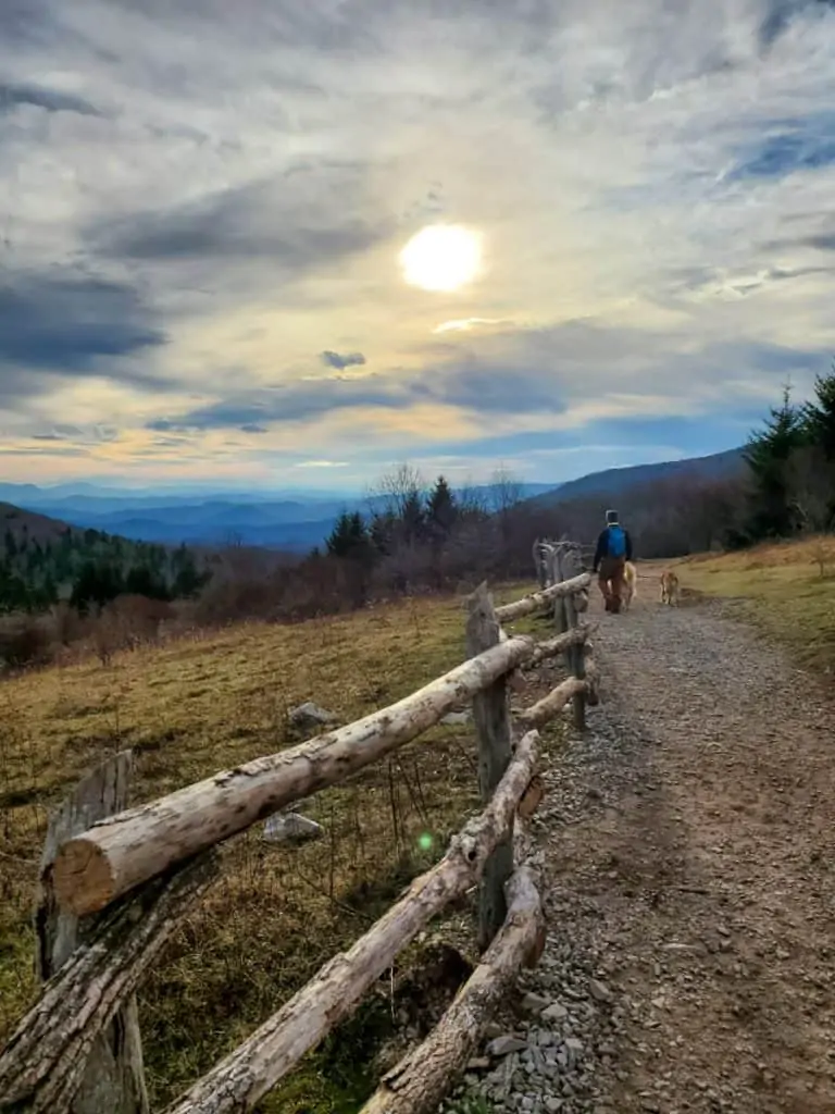 Hiking Trail in Grayson Highlands