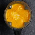 Blend Veggies with Milk + Cheese