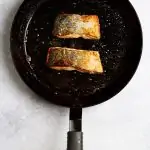 Flip Salmon and Finish Cooking