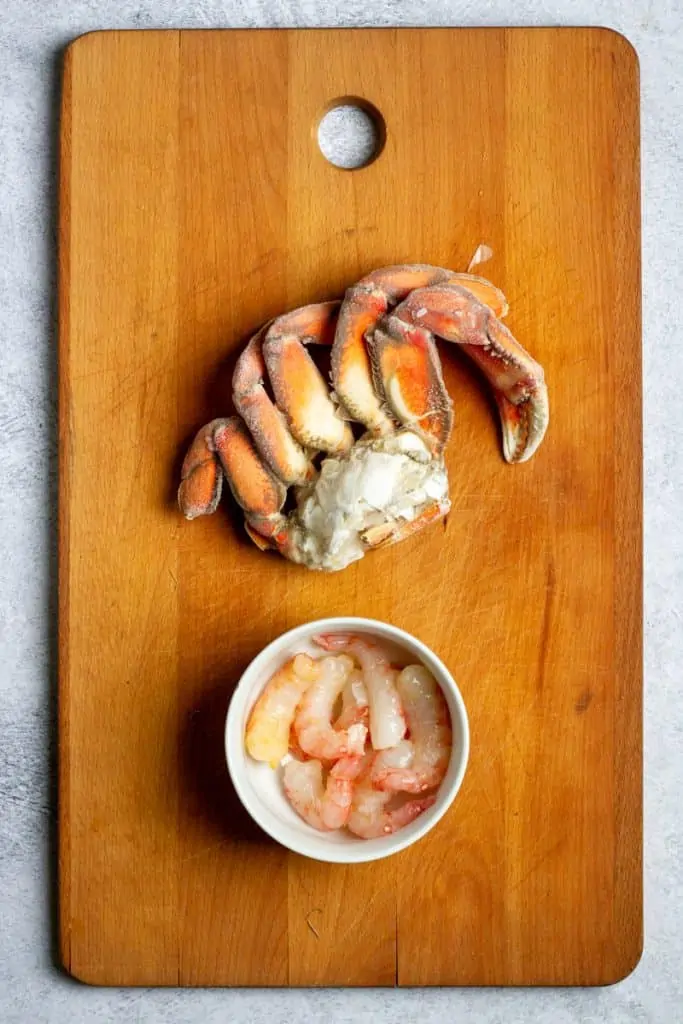 Add Crab + Shrimp