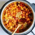 Cook Kimchi + Potatoes with Spices