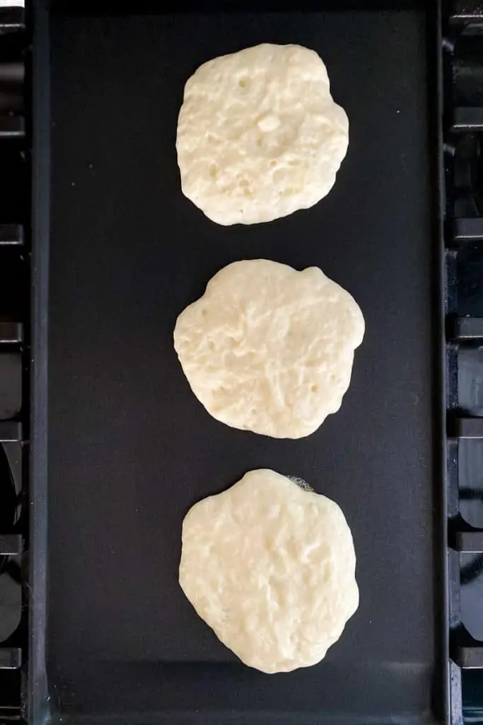 Add Batter to a Hot Griddle