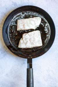 Place Fish in Hot Pan