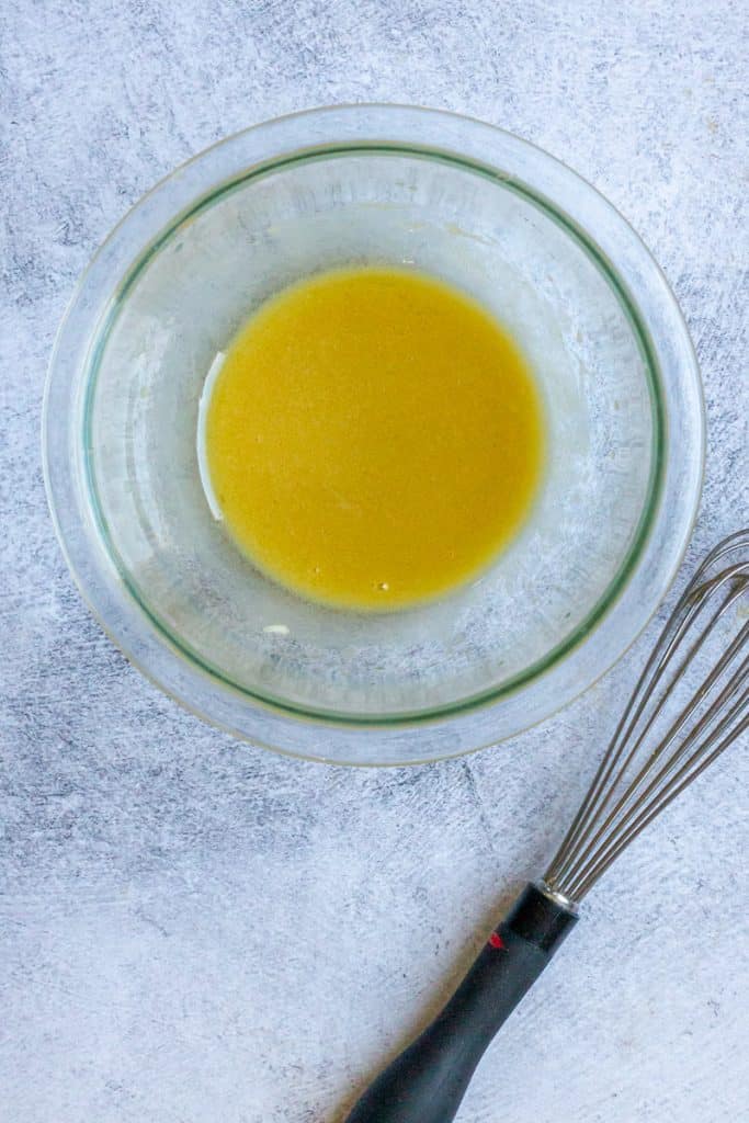 Whisk the Oil into the Dressing