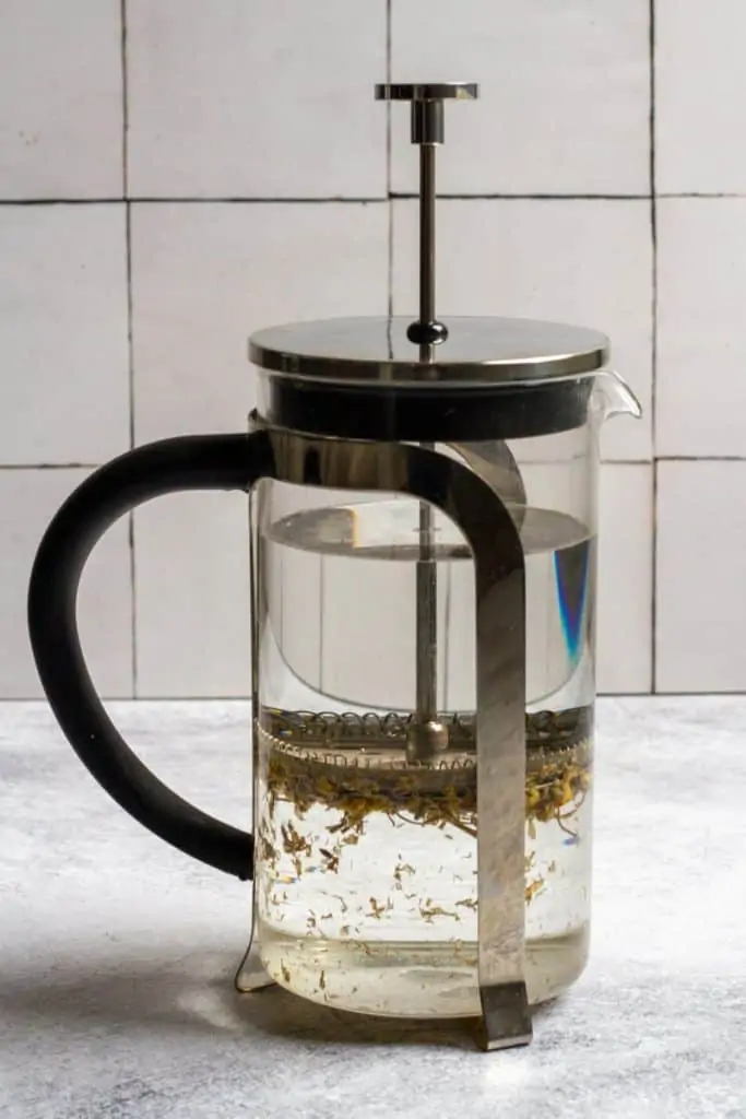 Add Herbs to Pitcher or French Press