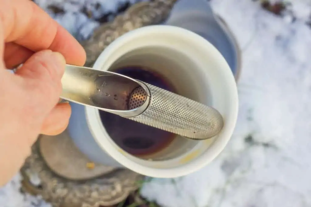 Brewing Loose-Leaf Tea with a Wand infuser