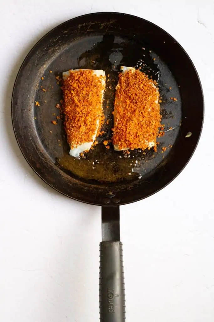 Top Cod with Breadcrumbs