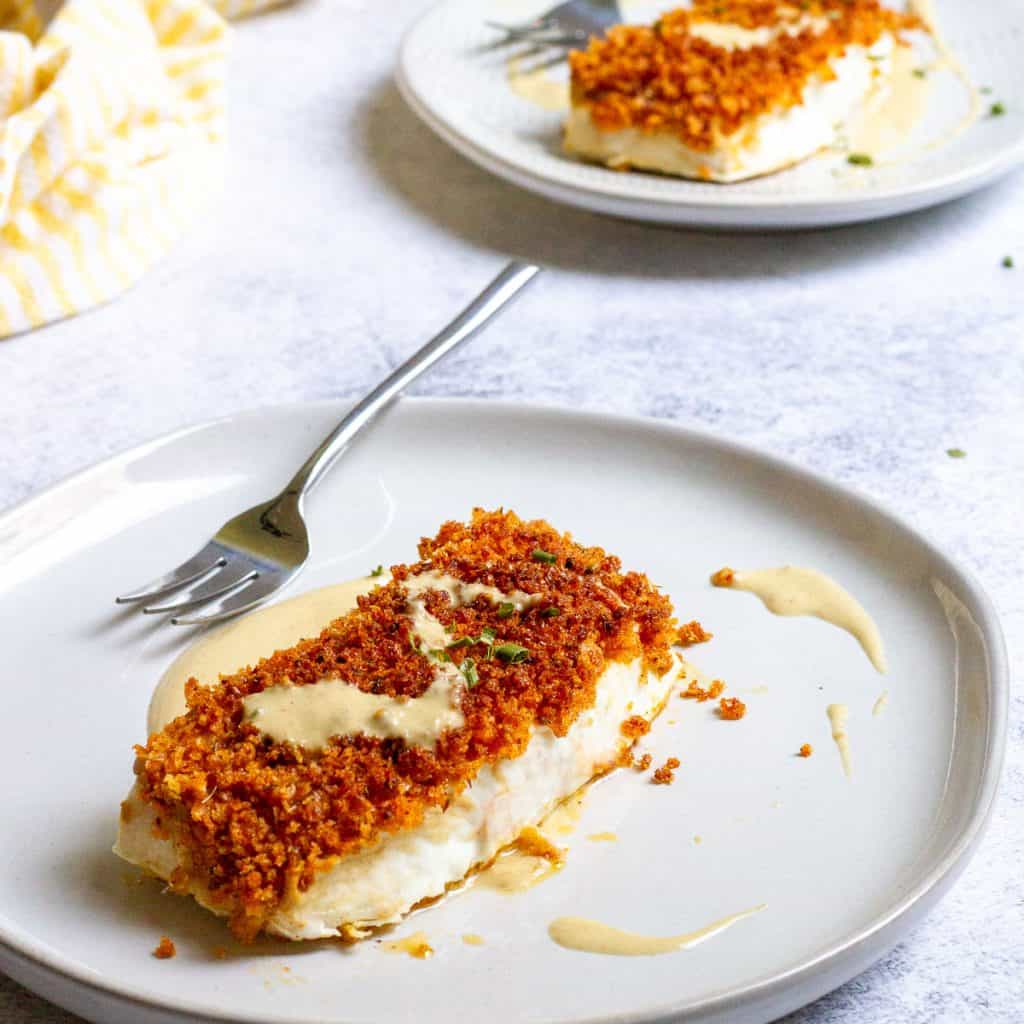 Panko Crusted Halibut (Oven Baked) Champagne Tastes®