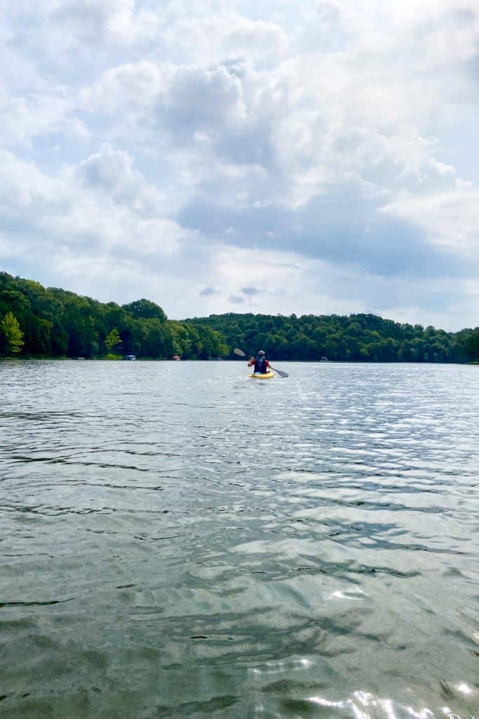 Kayaking in Kincaid Lake