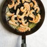 Add Spot Prawns to Melted Butter.