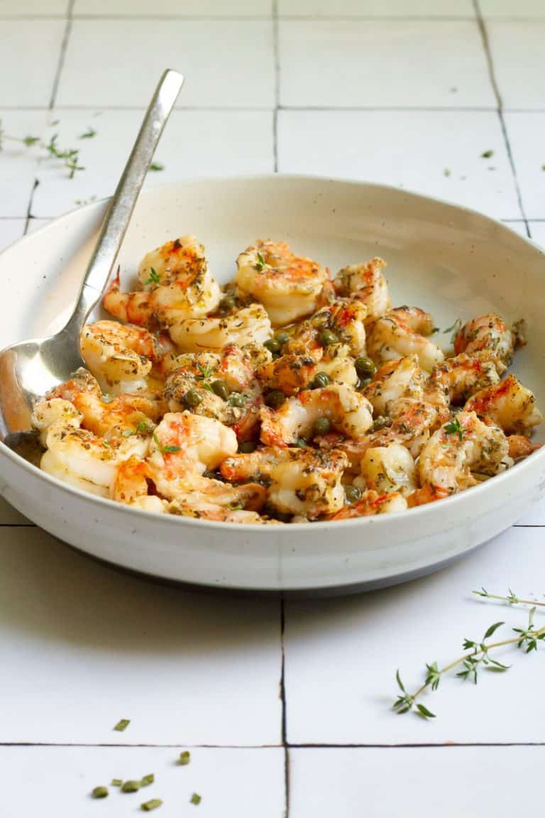 Spot Prawn Recipe: Butter Garlic Shrimp Champagne Tastes®