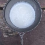 Warm Milk in a Saucepan.