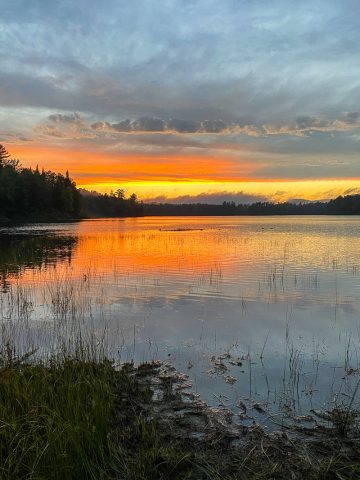 Sunset at Rollins Pond