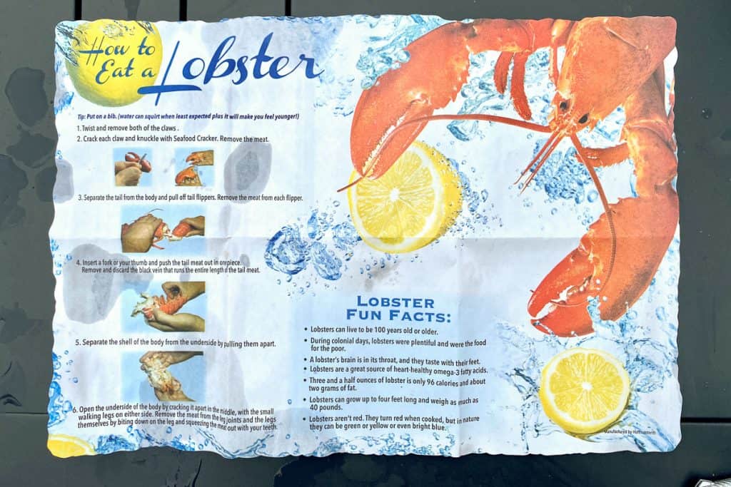 How to Shell a Lobster Directions.