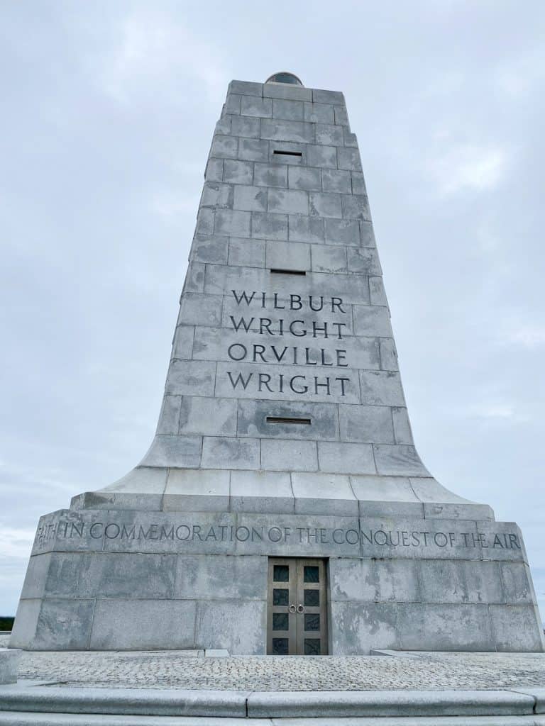 Wright Brothers Memorial Monument.