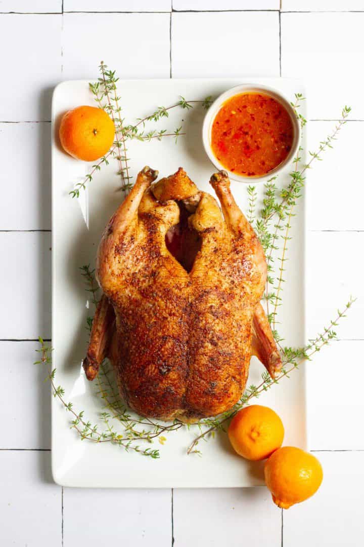 SlowRoasted Duck with Sweet + Sour Sauce Champagne Tastes®