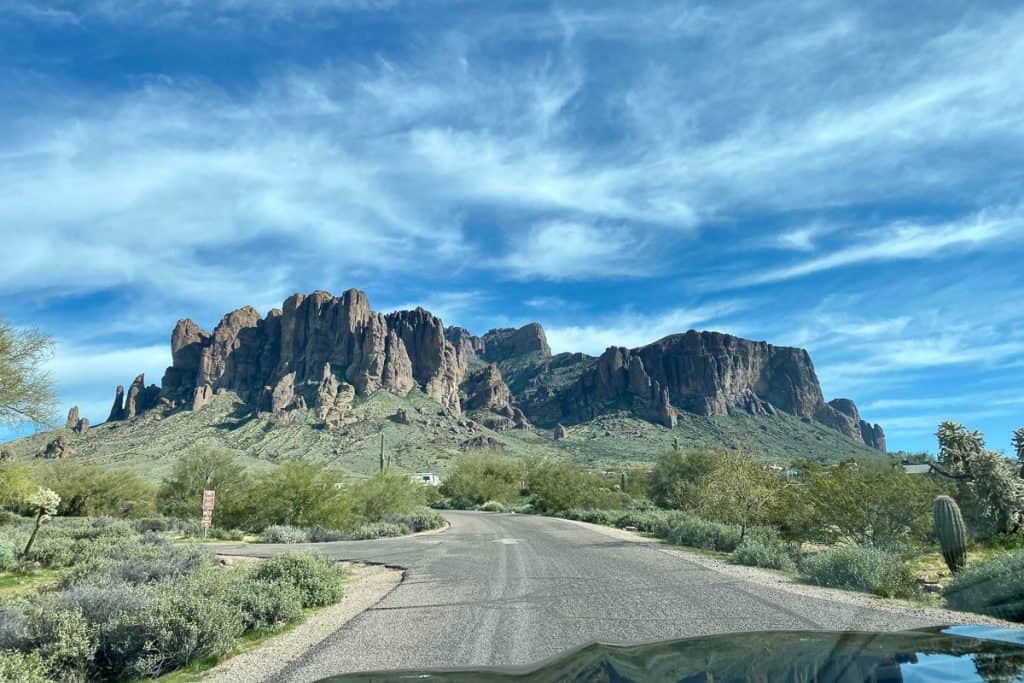 Rock Formations at Lost Dutchman State Park