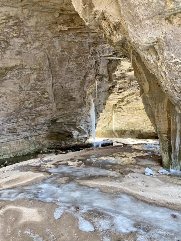 Natural Bridge rock formation at Carter Caves State Park