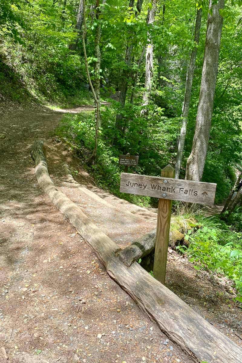Juney Whank Trail Sign.