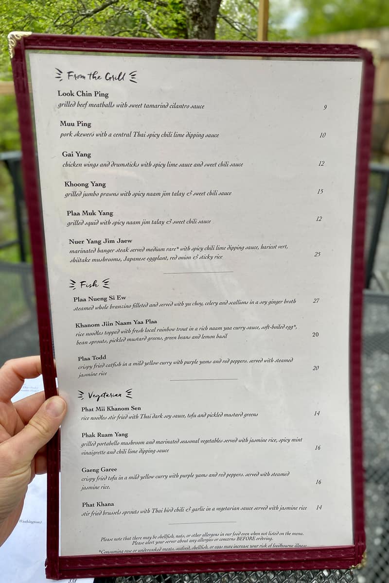 dalaya menu