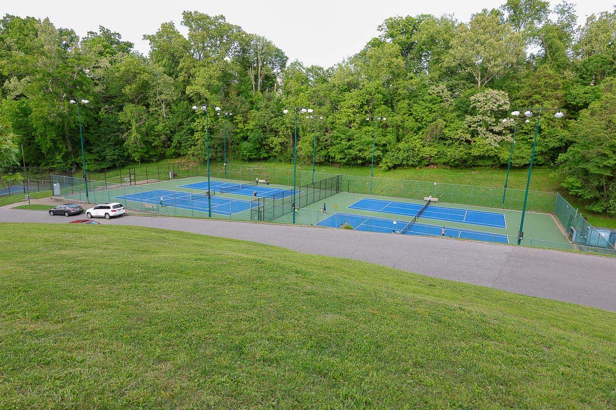 tennis courts at ritter park.