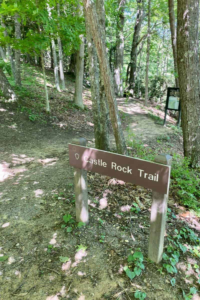 Castle Rock Trail Sign off Grandview Rim Trail.