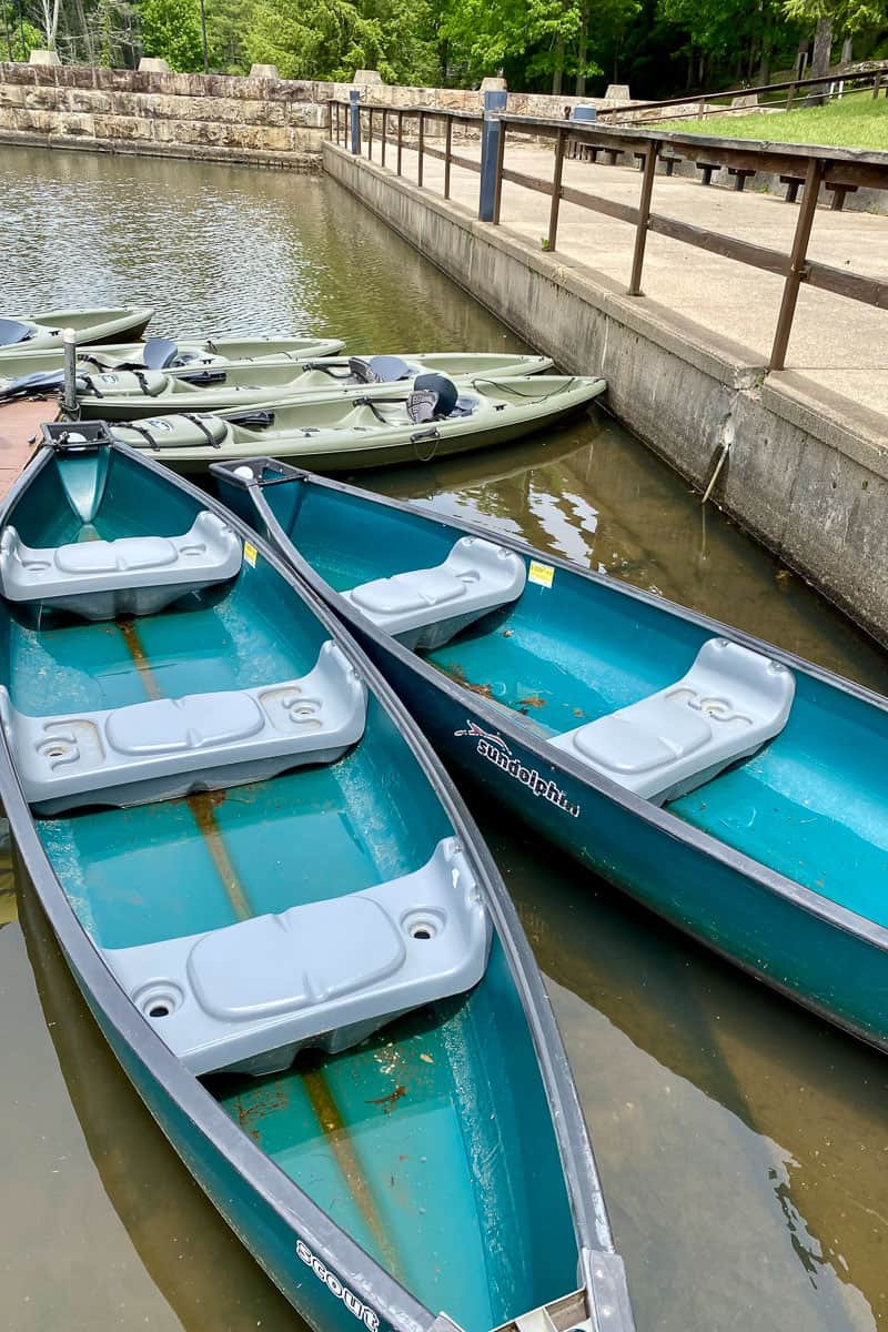 Canoes at Marina.