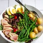 Seared Tuna Nicoise Salad.