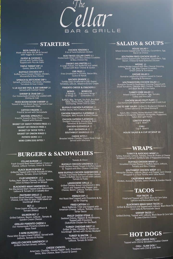 The Cellar Bar and Grille (Lexington, KY) Champagne Tastes®