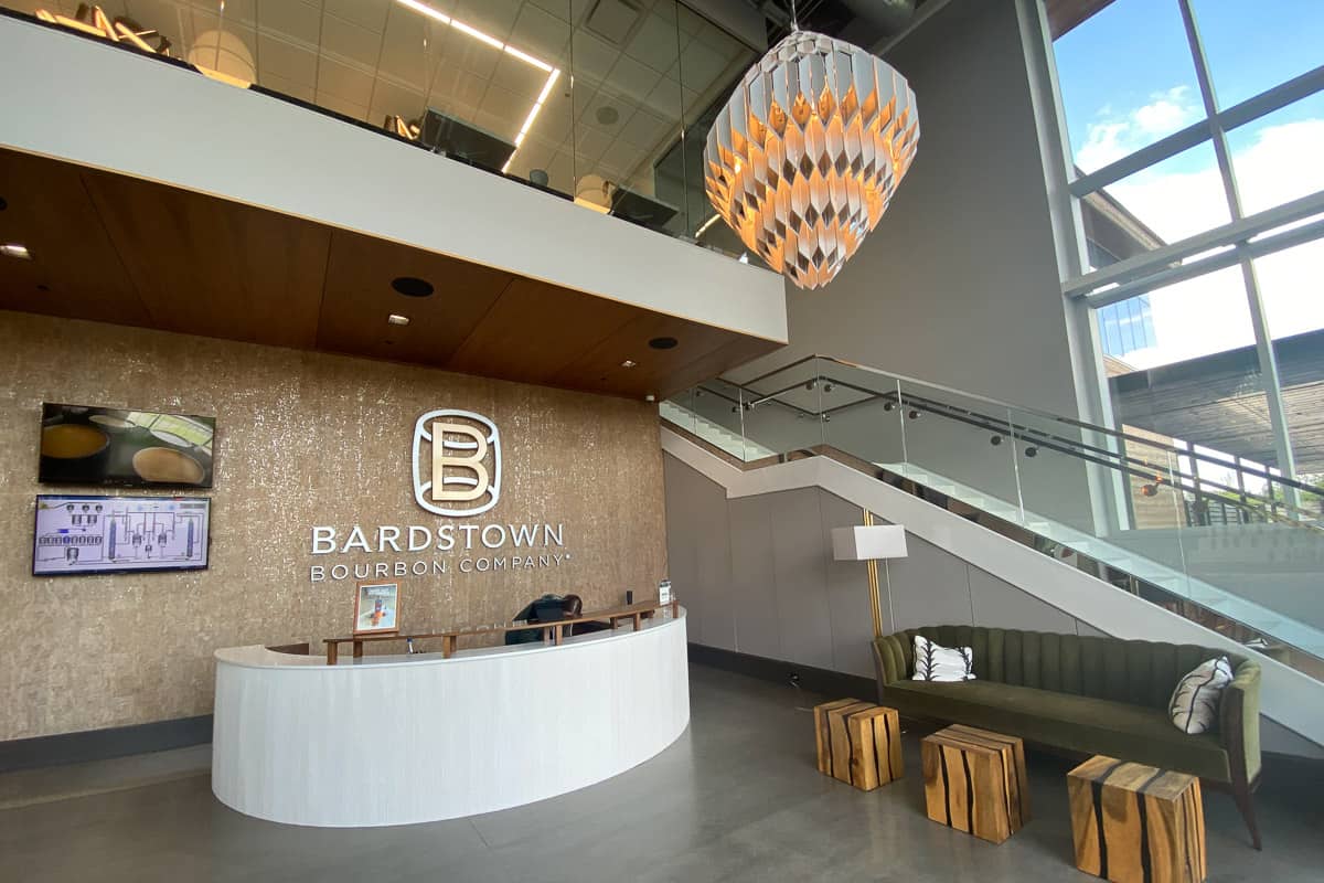 Bardstown Bourbon Company lobby.