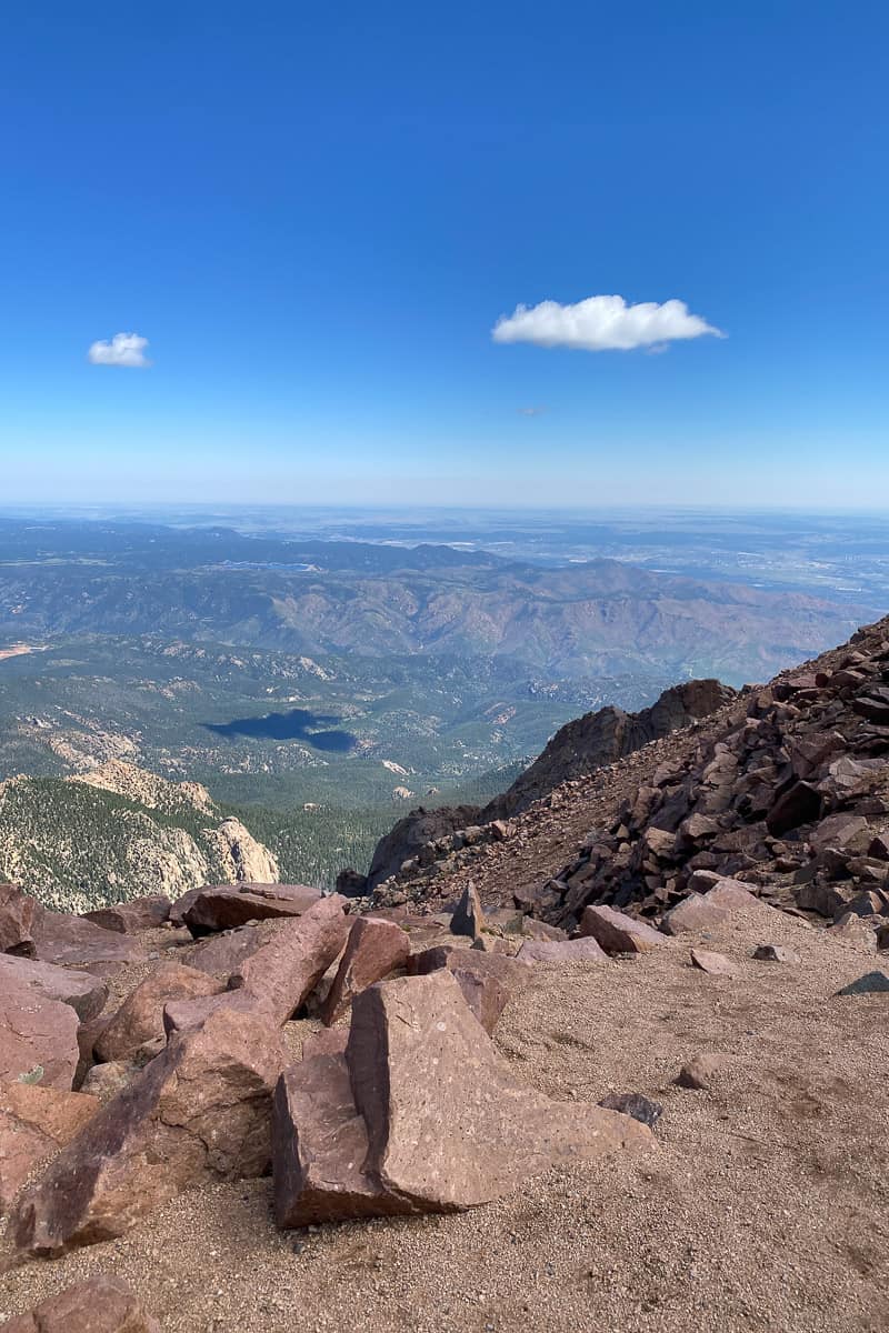 View from Pikes Peak.