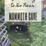 Text box saying "Top 10 Things to Do Near Mammoth Cave" overlaid on a photo of Hidden River Cave.