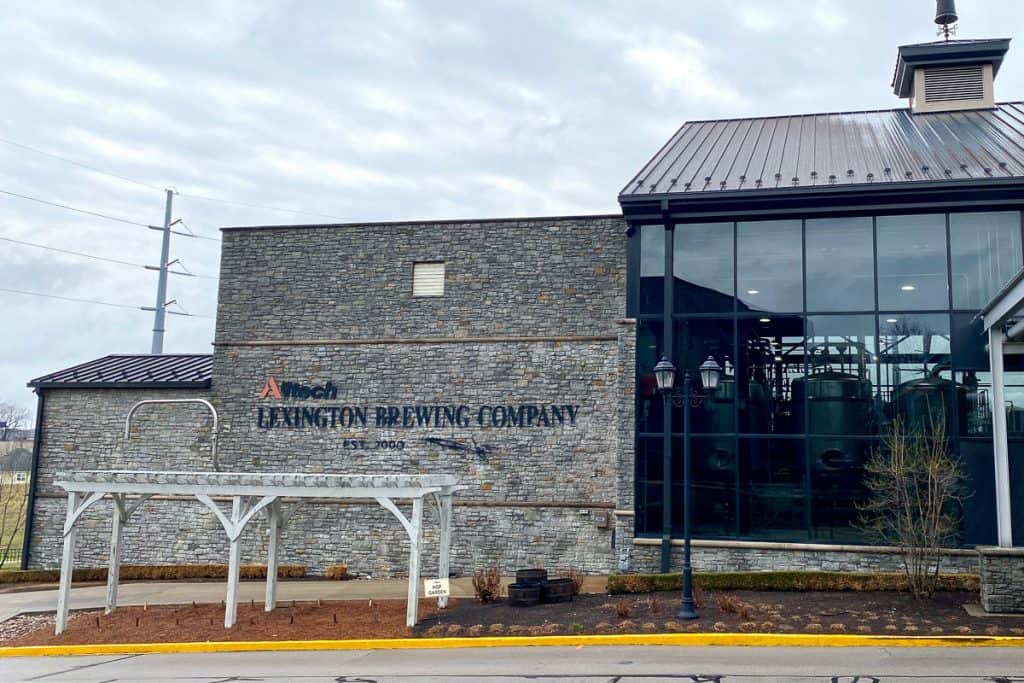 Stone building of Alltech Lexington Brewing Company.