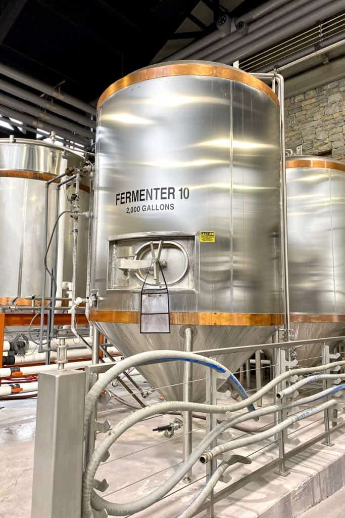 Large ferment tanks at Lexington Brewing & Distilling Co.