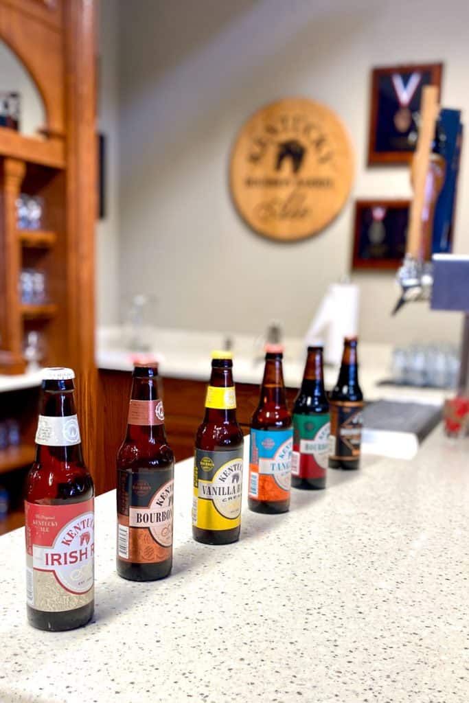 Six bottles of Kentucky beers produced at Lexington Brewing & Distilling Co.