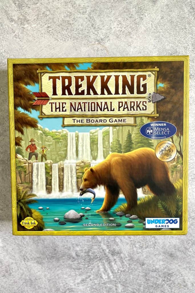 Trekking the National Parks board game.