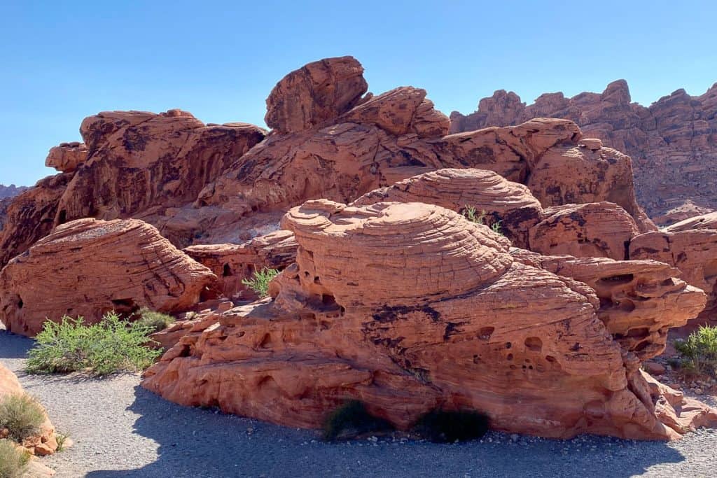 Beehive rock formations at Valley of Fire State Park.