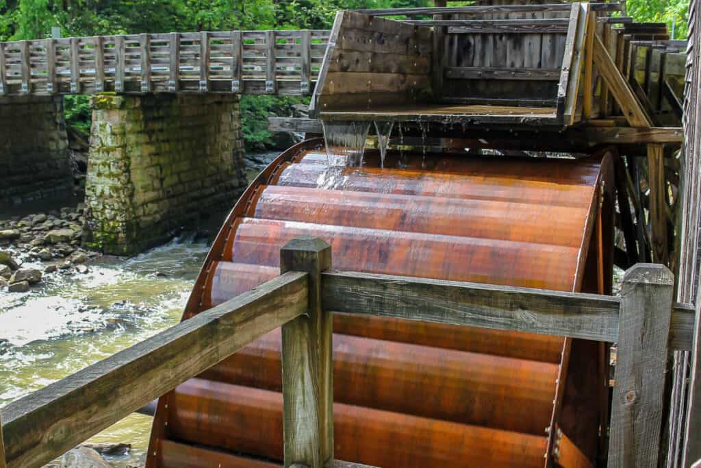Waterwheel at Glade Creek Grist Mill.