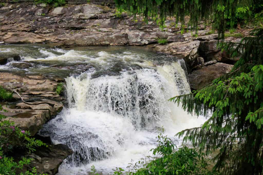 Glade Creek Falls.